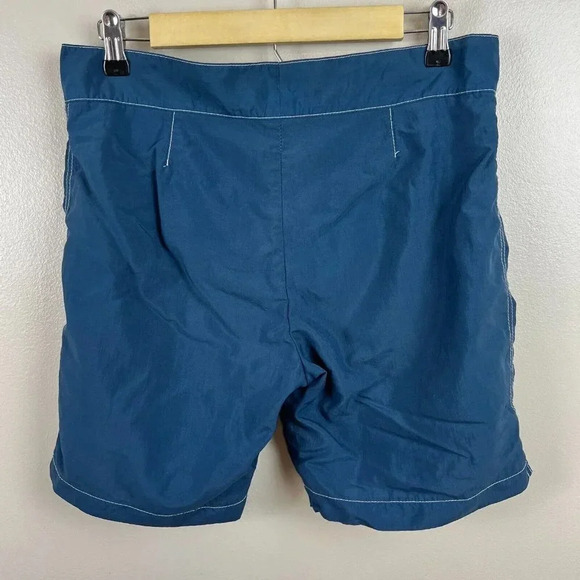 Parke & Ronen Swim Trunks Mens Size 30 Lined Blue Vacation Beach Cruise - Picture 2 of 9